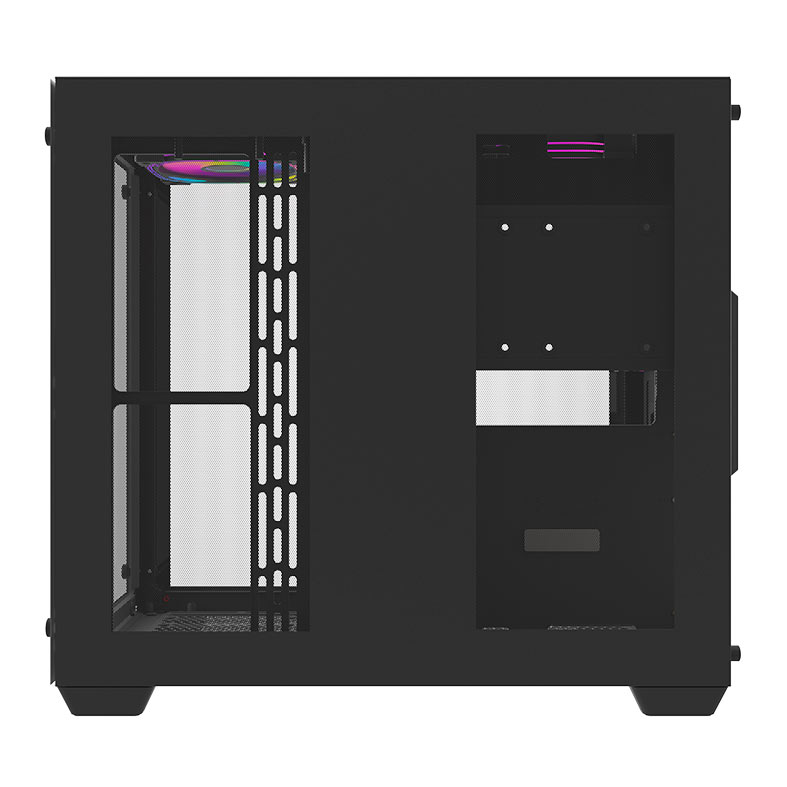 Gabinete Gamer Aigo Darkflash C285, ARGB, Mid-Tower, Lateral de Vidro, Com 4 Fans, Preto, C285-BK-4F - miniatura 6