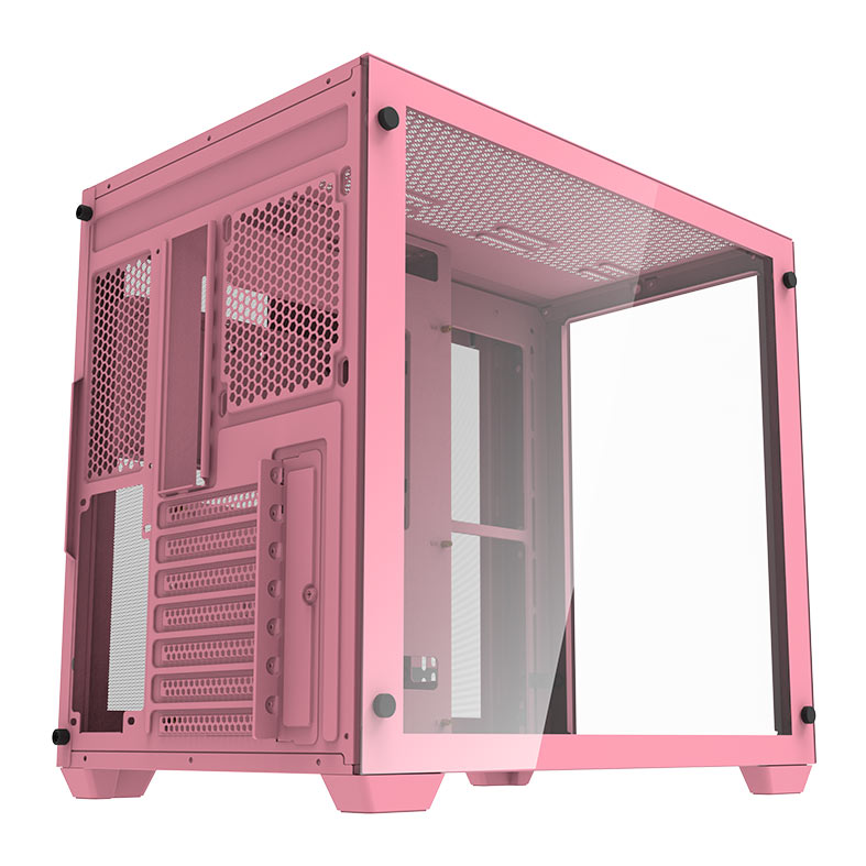 Gabinete Gamer Aigo Darkflash C285, Mid-Tower, Lateral de Vidro, Rosa, C285-RS - miniatura 6