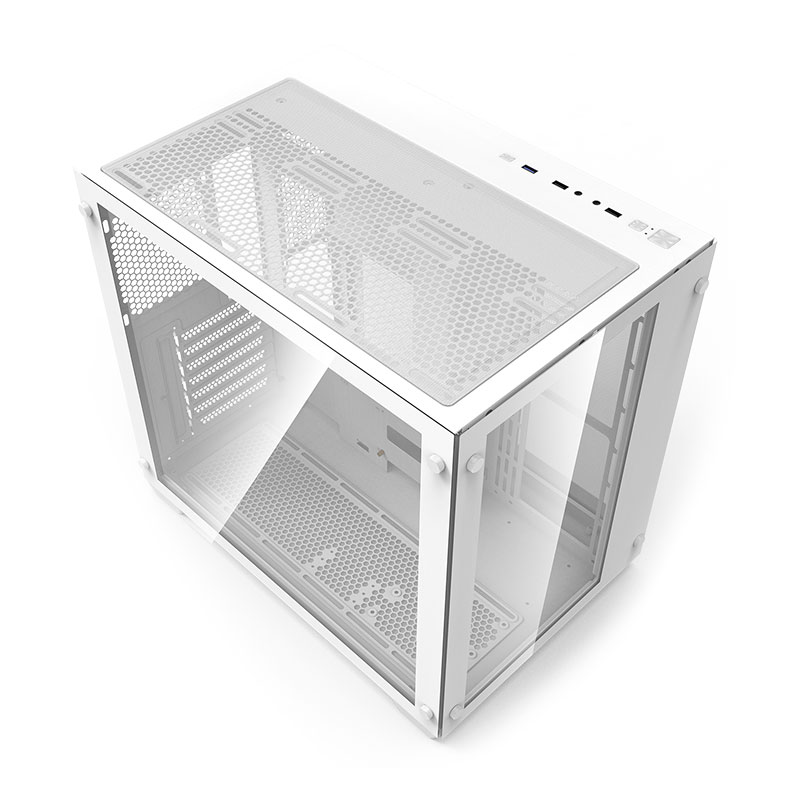 Gabinete Gamer Aigo DarkFlash C285, Lateral de Vidro, Branco, C285-WH - miniatura 4