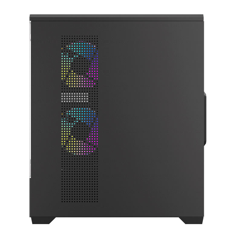 Gabinete Gamer Aigo DarkFlash C365, Lateral de Vidro, Com 5 fans, ARGB, Preto, C365-BK-5F - miniatura 7