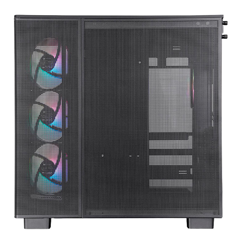 Gabinete Gamer Thermaltake View 380 XL TG, ARGB, Mid-Tower, Lateral de Vidro, Com 4 Fans, Preto, CA-11E-00M1WN-00 - miniatura 6