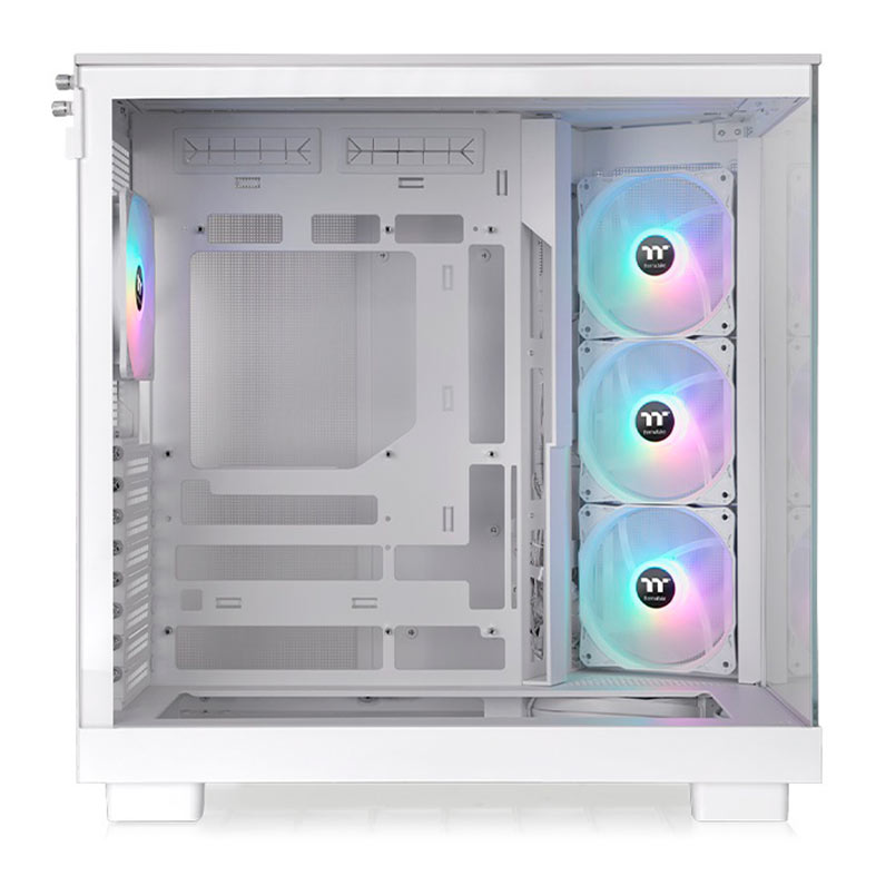 Gabinete Gamer Thermaltake View 380 XL TG Snow, ARGB, Mid-Tower, Lateral de Vidro, Com 4 Fans, Branco, CA-11E-00M6WN-00 - miniatura 5