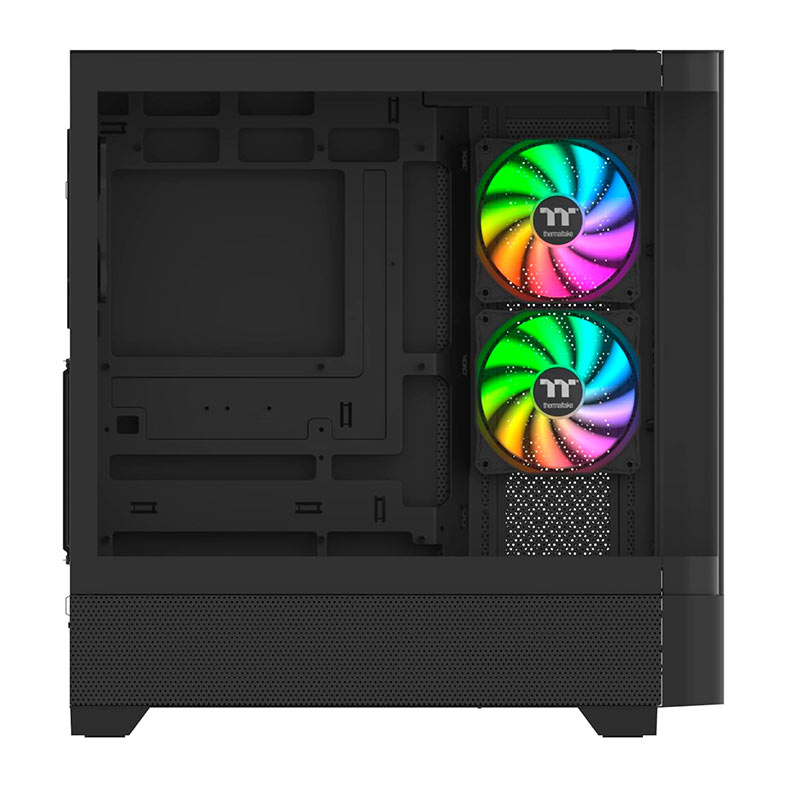 Gabinete Gamer Thermaltake View 290 TG, ARGB, Mid-Tower, Lateral de Vidro, Com 3 Fans, Preto, CA-11G-00M1WN-00 - miniatura 5