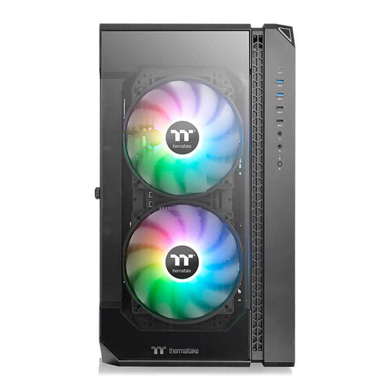 Gabinete Gamer Thermaltake View 51 TG, ARGB, Full-Tower, Lateral de Vidro, Com 3 Fans, Preto, CA-1Q600M1WN-00 - miniatura 4