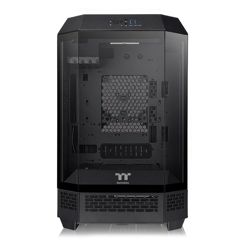 Gabinete Gamer Thermaltake The Tower 300, Mini-Tower, Lateral de Vidro, Com 2 Fans, Preto, CA-1Y4-00S1WN-00 - miniatura 3