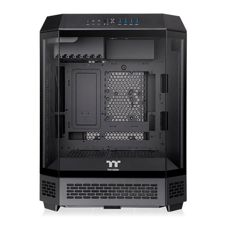 Gabinete Gamer Thermaltake The Tower 600, Mid-Tower, Lateral de Vidro, Com 2 Fans, Preto, CA-1Z1-00M1WN-00 - miniatura 3