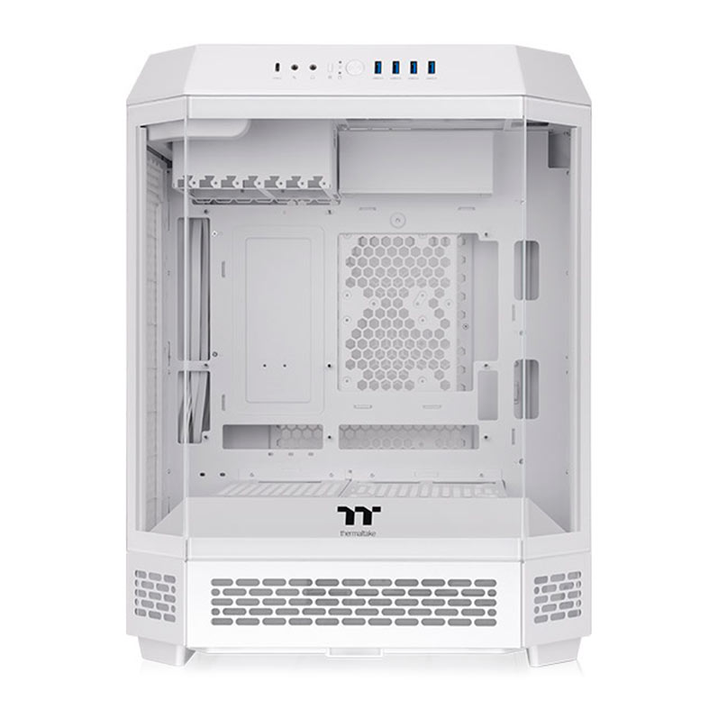Gabinete Gamer Thermaltake The Tower 600 Snow, Mid-Tower, Lateral de Vidro, Com 2 Fans, Branco, CA-1Z1-00M6WN-00 - miniatura 3