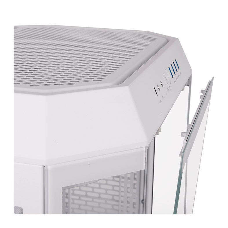 Gabinete Gamer Thermaltake The Tower 600 Snow, Mid-Tower, Lateral de Vidro, Com 2 Fans, Branco, CA-1Z1-00M6WN-00 - miniatura 6
