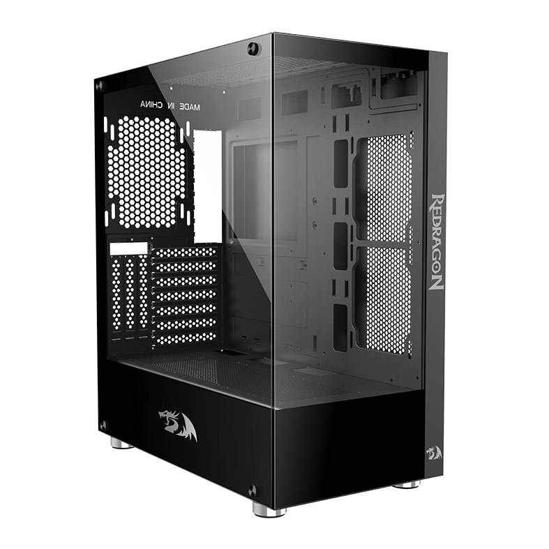 Gabinete Gamer Redragon Reflect, Mid-Tower, Lateral de Vidro, Preto, CA-601B - miniatura 3