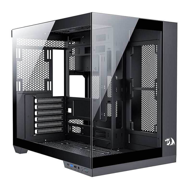 Gabinete Redragon Wideload Pro, Mid-Tower, Lateral de Vidro, Preto, CA-604B-PRO - miniatura 3