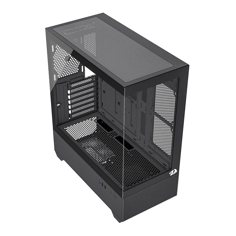 Gabinete Gamer Redragon Reflect Flow, Mid-Tower, Lateral de Vidro, Preto, CA-606B - miniatura 4