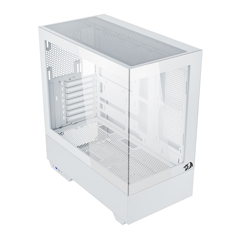 Gabinete Gamer Redragon Reflect Pro, Mid-Tower, Lateral de Vidro, Branco, CA-607W - miniatura 3