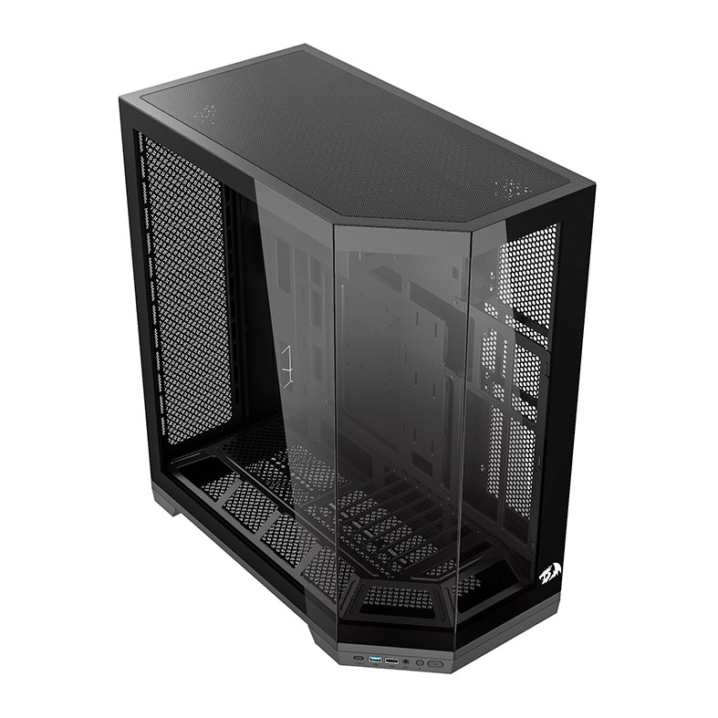 Gabinete Gamer Redragon Edge, Full tower, Lateral de Vidro, Preto, CA-608B - miniatura 3
