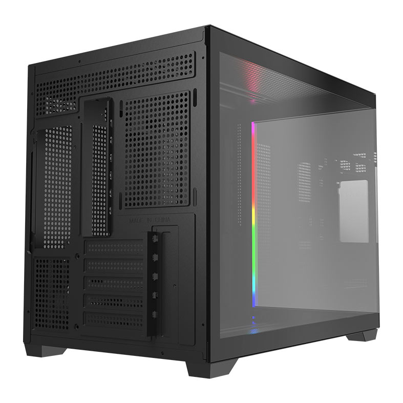 Gabinete Gamer Redragon Wideload Mini Lite, RGB, Mini-Tower, Lateral de Vidro, Preto, CA-611B - miniatura 8
