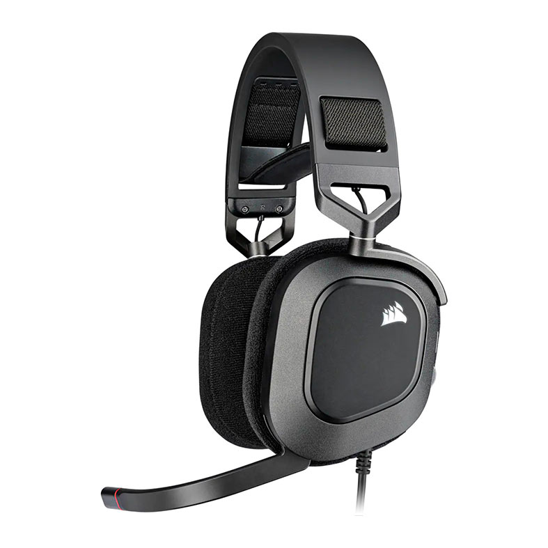 Headset Gamer Corsair HS80, RGB, Drivers 50mm, Preto, CA-9011237-NA - imagem 1