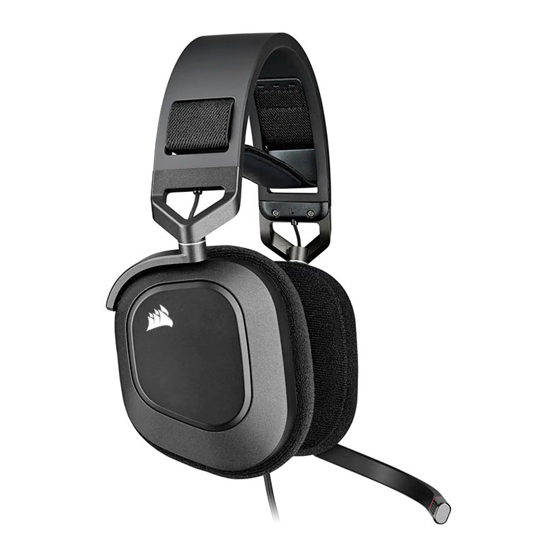 Headset Gamer Corsair HS80, RGB, Drivers 50mm, Preto, CA-9011237-NA - miniatura 3