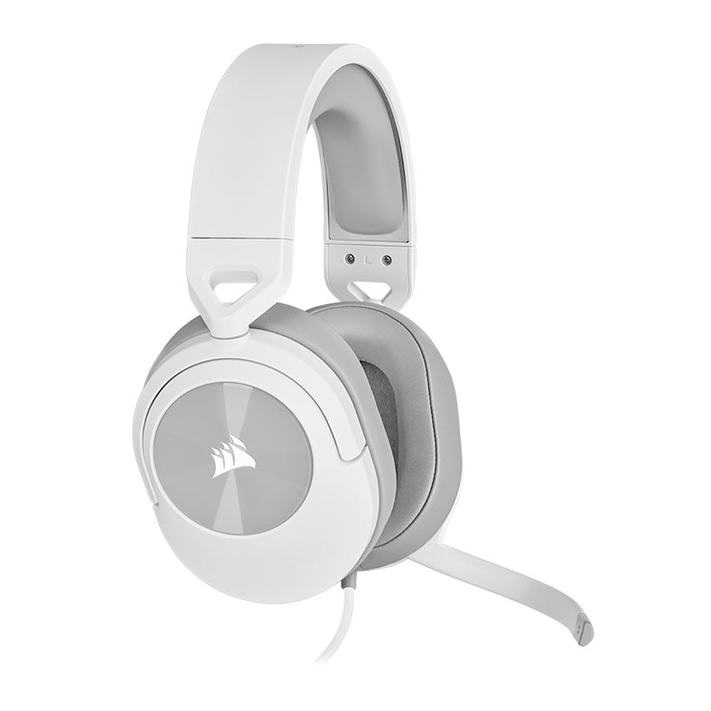 Headset Gamer Corsair HS55 Surround, Drivers 50mm, Branco, CA-9011266-NA - imagem 1