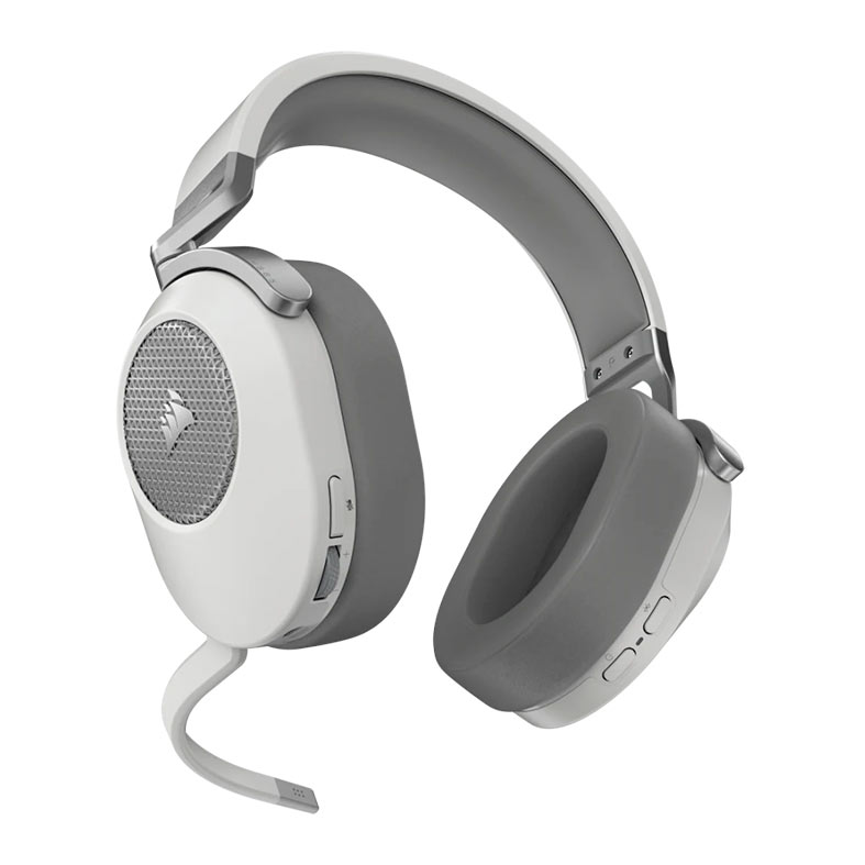 Headset Gamer Corsair HS65 Wireless, Surround 7.1, Drivers 50mm, Branco, CA-9011286-NA2 - miniatura 4