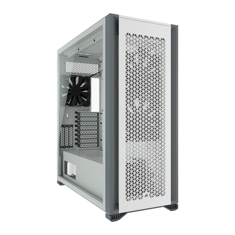 PRE VENDA - Gabinete Gamer Corsair 7000D Airflow, Full Tower, Lateral de Vidro, Com 3 Fans, Branco, CC-9011219-WW - imagem 1