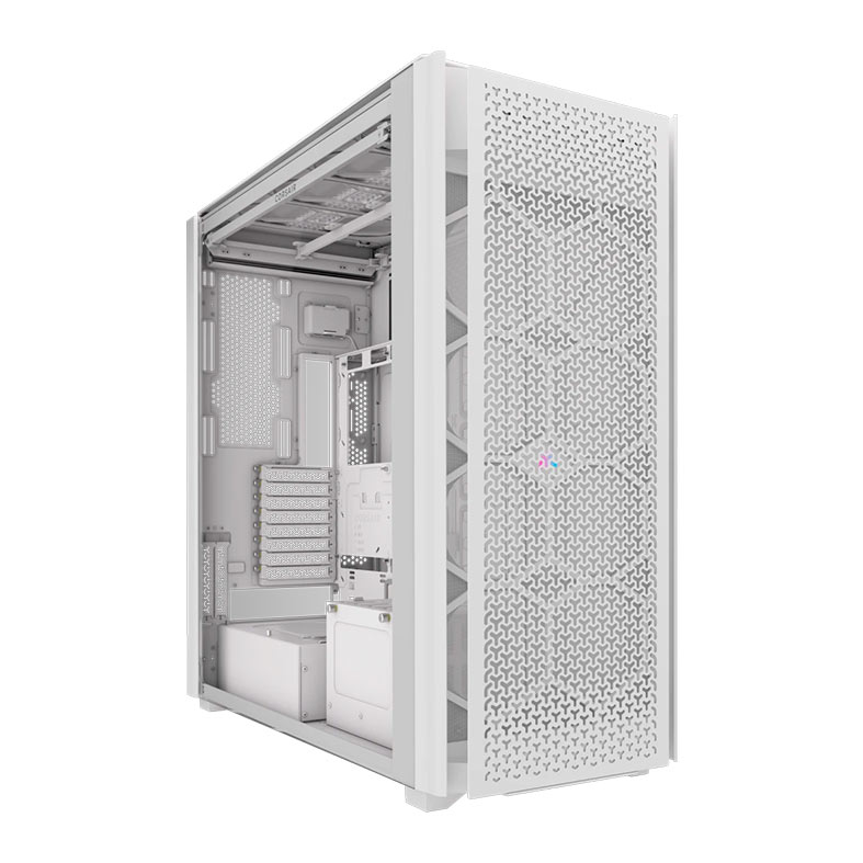 Gabinete Gamer Corsair 9000D Airflow, RGB, Full-Tower, Lateral de Vidro, Branco, CC-9011274-WW - imagem 1