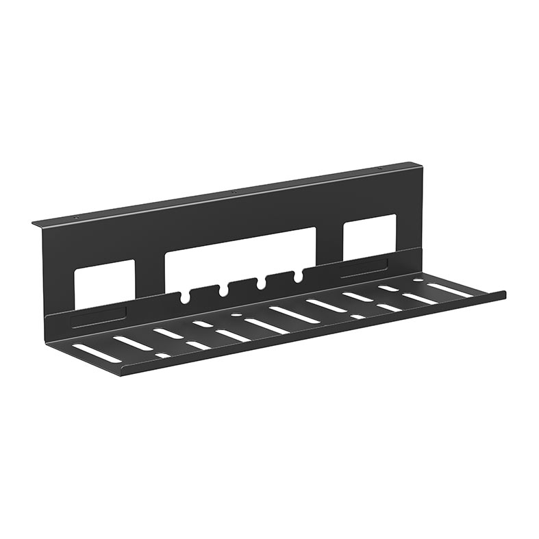 Bandeja Organizadora de Cabos Brateck, Fixacao Sobre a Mesa, Preto, CC11-13-1 - imagem 1
