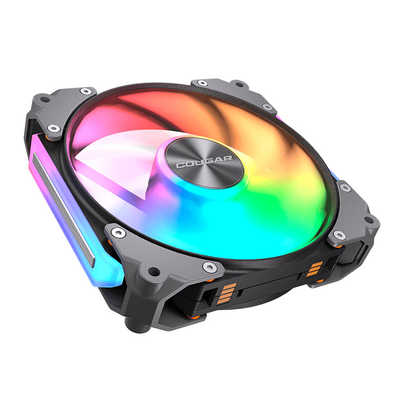 Kit Ventoinhas Cougar Apolar Reverse Blade, ARGB, 3x120mm, Preto, CF-ARB12HB3-RGB - miniatura 8