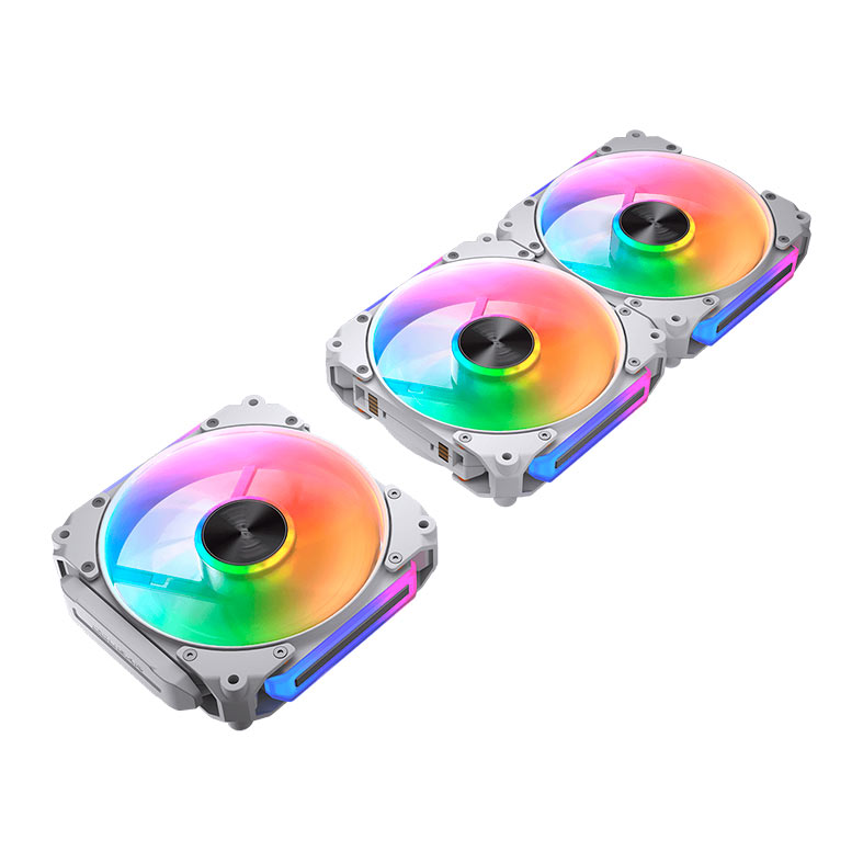 Kit Ventoinhas Cougar Apolar Reverse Blade, ARGB, 3x120mm, Branco, CF-ARW12HW3-RGB - miniatura 4