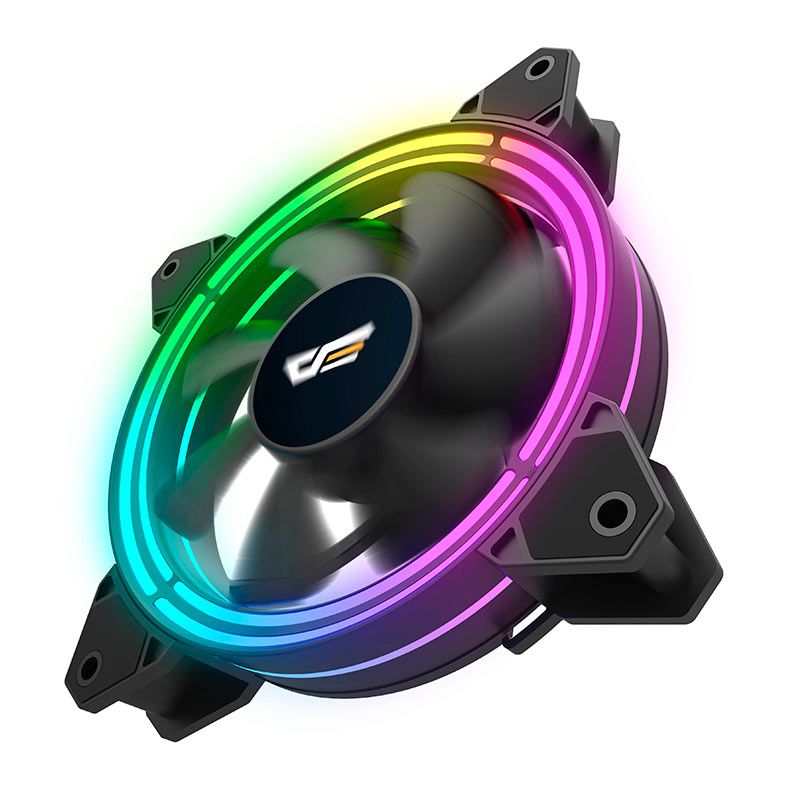 Kit Ventoinhas Aigo DarkFlash CF11 Pro 3in1 ARGB 3x120mm, Com Controladora, CF11-PRO-3IN1-ARGB - miniatura 7