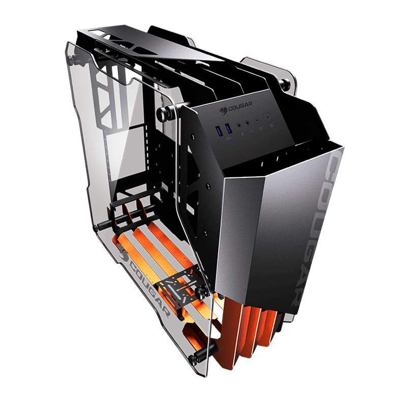 Gabinete Gamer Cougar Blazer Vidro Temp, CGR-5LMGO - miniatura 3