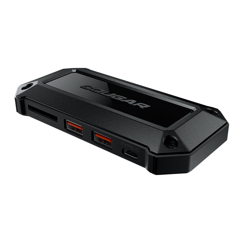 Docking Station Cougar DH07, 2x HDMI, 2x USB-A, 1x USB-C, Leitor de Cartao SD, Preto, CGR-K751-4K302B-01 - miniatura 4