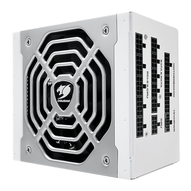 Fonte Cougar Polar X2 1050, 1050W, ATX 3.0, PCI-e 5.0, Full Modular, 80 Plus Platinum, Branca, CGR-PRX2-1050 - miniatura 3