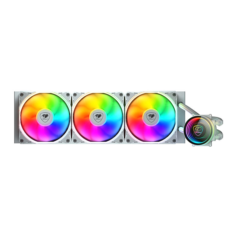 Water Cooler Cougar Poseidon Elite ARGB 360, 360mm, Branco, CGR-PSDELRGB-W-360 - miniatura 3