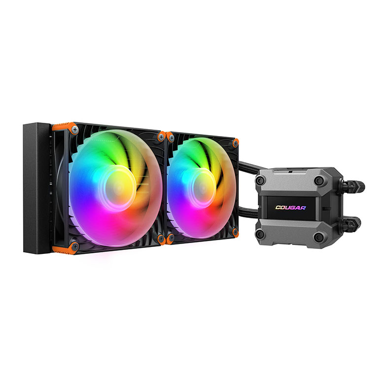 Water Cooler Cougar Poseidon Ultra 240, ARGB, 240mm, Preto, CGR-PSDUTRGB-B-240 - imagem 1