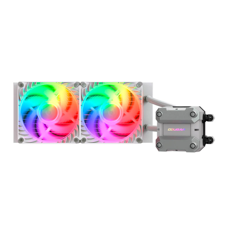 Water Cooler Cougar Poseidon Ultra 240, ARGB, 240mm, Branco, CGR-PSDUTRGB-W-240 - miniatura 4