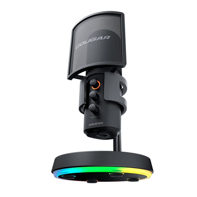 Microfone Cougar Screamer-X, RGB, Preto, CGR-U163RGB-500MK - miniatura 6