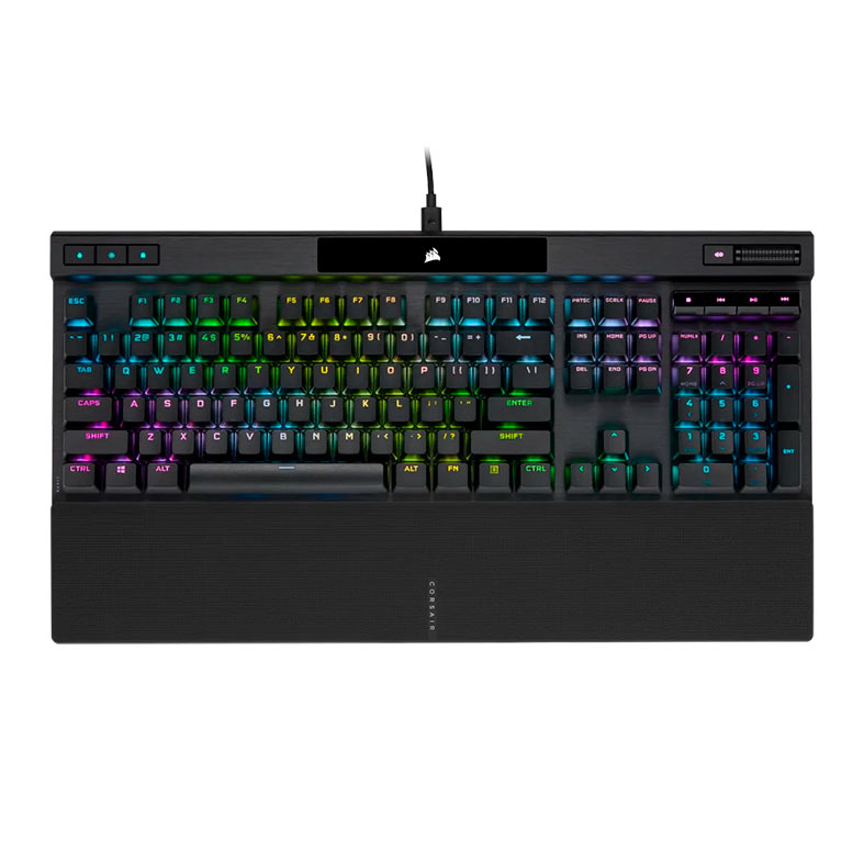 Teclado Mecanico Corsair K70 RGB PRO, Switch Cherry MX Red, Preto, CH-9109410-NA - imagem 1