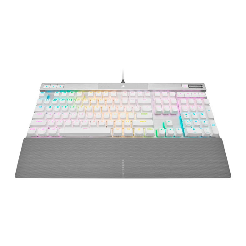 Teclado Mecanico Corsair K70 Pro, RGB, Switch Corsair OPX, USB, Branco, CH-910951A-NA - miniatura 3