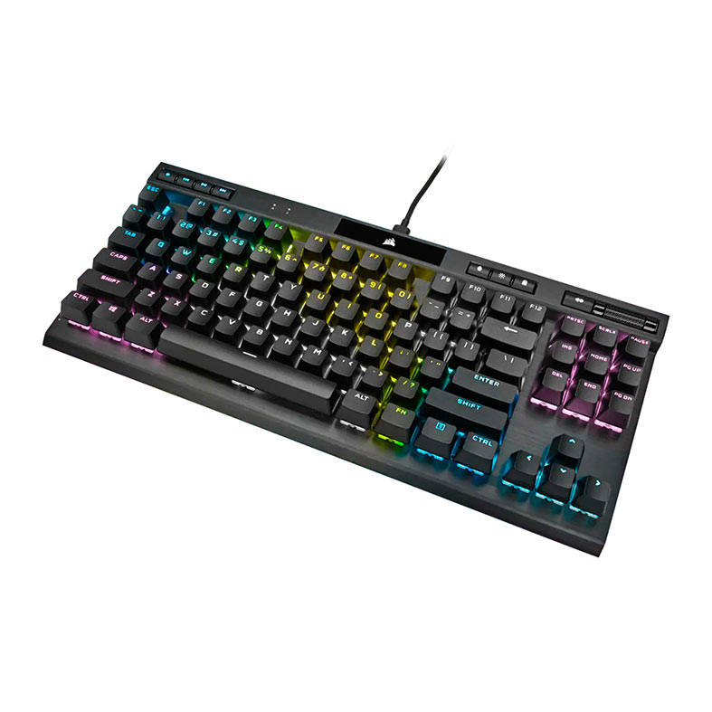 Teclado Mecanico Gamer Corsair K70 RGB TKL, Switch Speed, Preto, CH-9119014-NA - miniatura 5