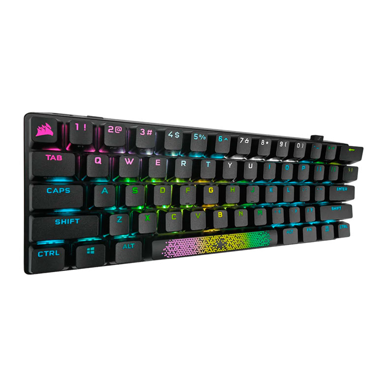 Teclado Mecanico Gamer Corsair K70 Pro Mini, RGB, Wireless, Switch Cherry MX Speed Silver, Preto, CH-9189014-NA - miniatura 3