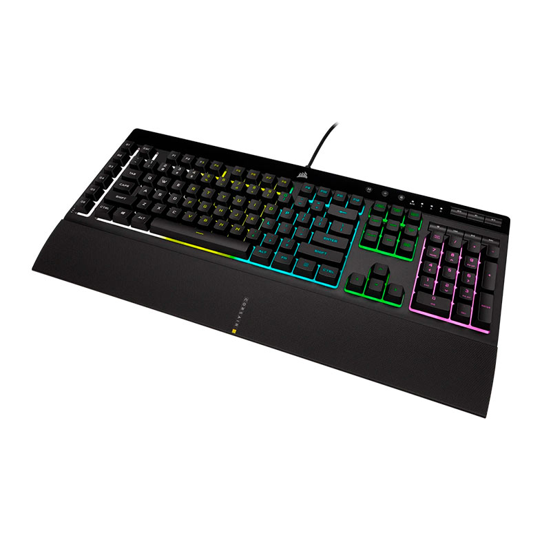 Teclado de Membrana Corsair K55 Pro, RGB, Switch Rubber Dome, Preto, CH-9226765-NA - miniatura 5