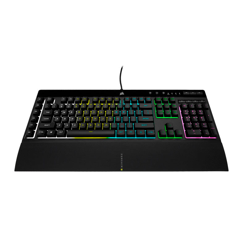 Teclado de Membrana Corsair K55 Pro, RGB, Switch Rubber Dome, Preto, CH-9226765-NA - miniatura 4