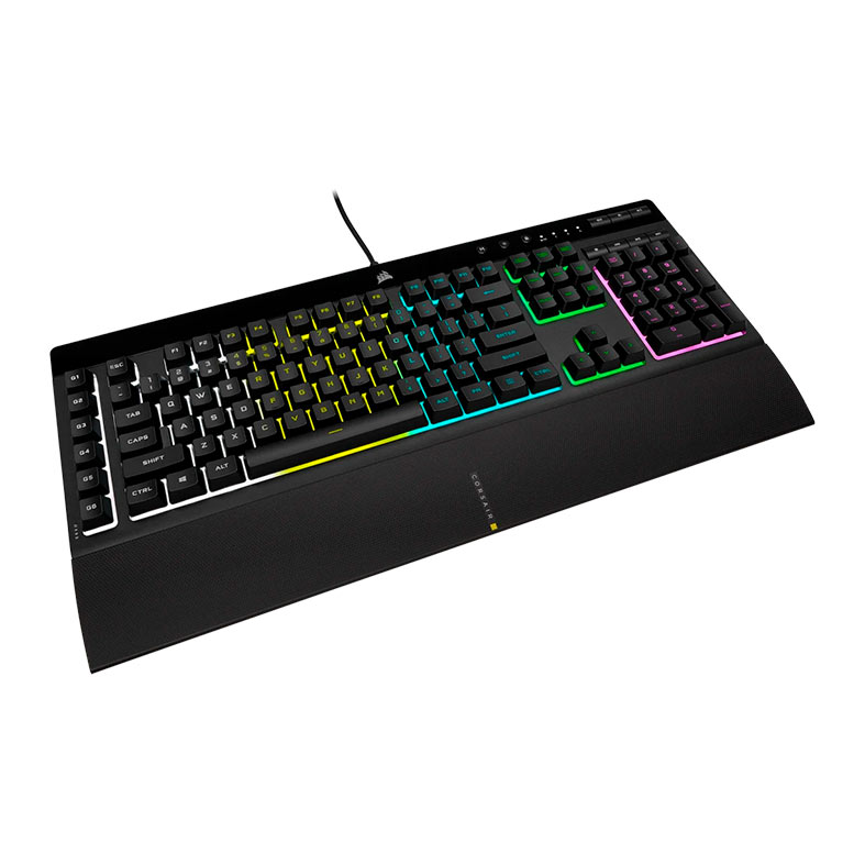 Teclado de Membrana Corsair K55 Pro, RGB, Switch Rubber Dome, Preto, CH-9226765-NA - miniatura 3