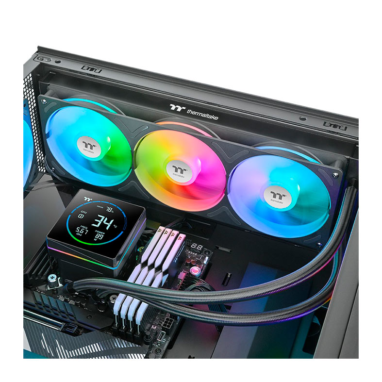 Water Cooler Thermaltake TH360-S V3, ARGB, 360mm, Preto, CL-W470-PL12SW-A - miniatura 6