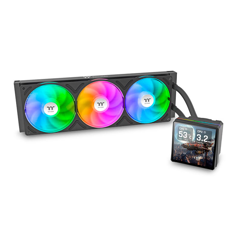 Water Cooler Thermaltake TH360 V3 Ultra, ARGB, 360mm, Preto, CL-W474-PL12SW-A