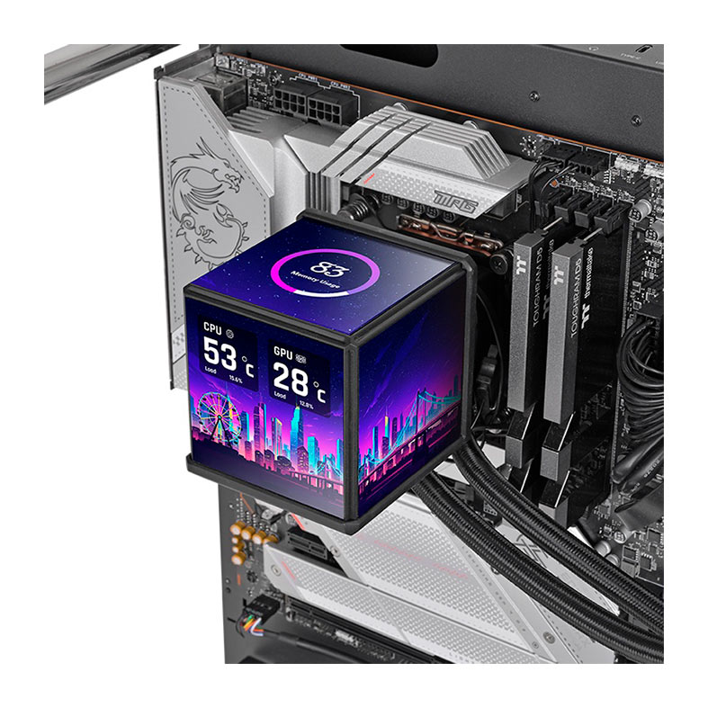 Water Cooler Thermaltake Minicube 360 Ultra, ARGB, 360mm, Preto, CL-W481-PL12SW-A - miniatura 6
