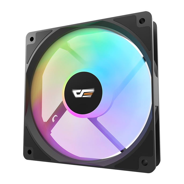 Ventoinha Aigo DarkFlash CL12, 120mm, Led Rainbow, CL12 - miniatura 3