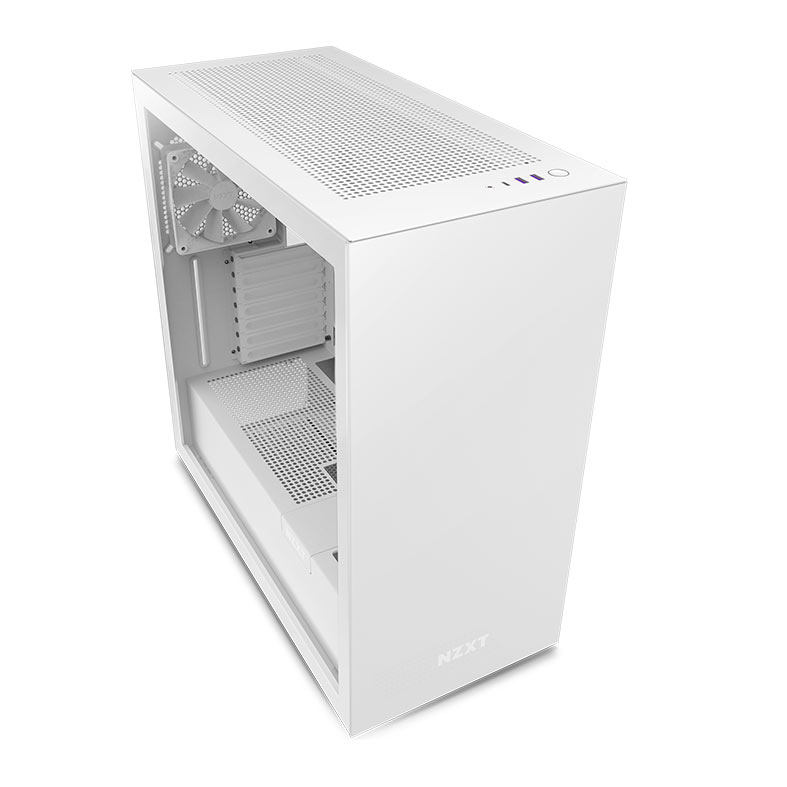 Gabinete Gamer NZXT H7, Mid-Tower, Lateral de Vidro, Com 2 Ventoinhas, Branco, CM-H71BW-01 - miniatura 3