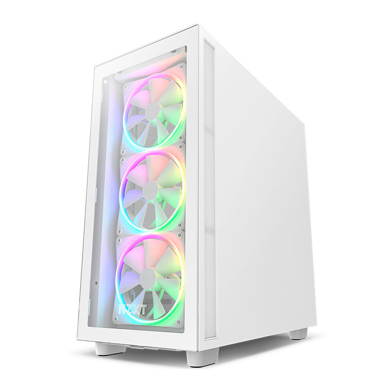 Gabinete Gamer NZXT H7 Elite, RGB, Mid-Tower, Lateral de Vidro, Com 4 Ventoinhas, Branco, CM-H71EW-01 - miniatura 3