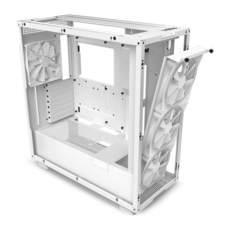 Gabinete Gamer NZXT H7 Elite, RGB, Mid-Tower, Lateral de Vidro, Com 4 Ventoinhas, Branco, CM-H71EW-01 - miniatura 10