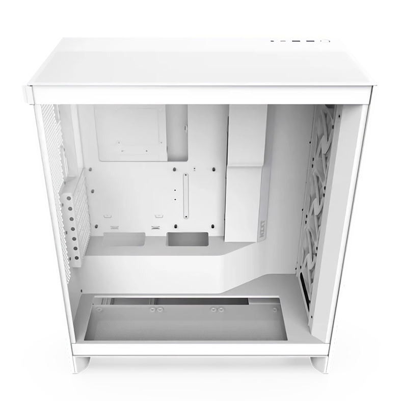 Gabinete Gamer NZXT H7 Flow, RGB, Mid-Tower, Lateral de Vidro, Com 3 Fans, Branco, CM-H72FW-R1 - miniatura 6